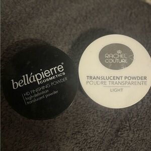 Bellápierre and Rachel Couture Translucent Powders